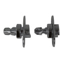 Two metal drill bits on a white background. Soft & Hardtop Fastener Set 2 Pcs.
