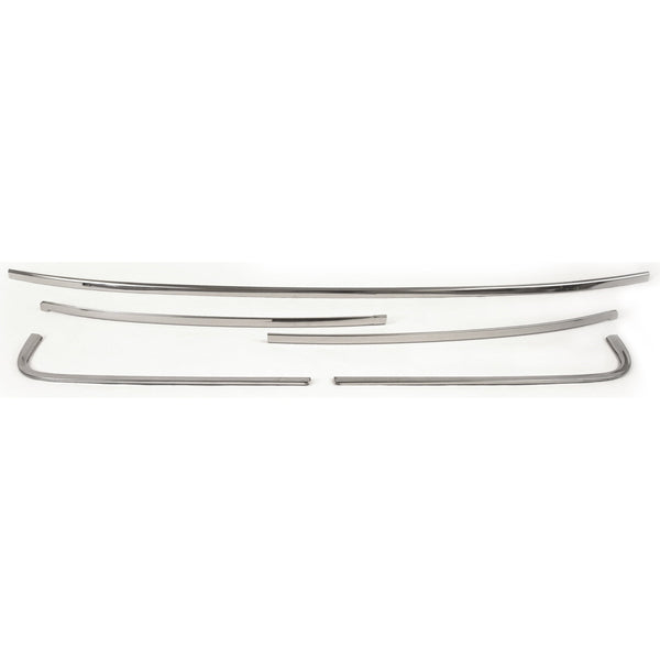 1964-1965 Oldsmobile Cutlass Windshield Reveal Molding 5 Piece Set.