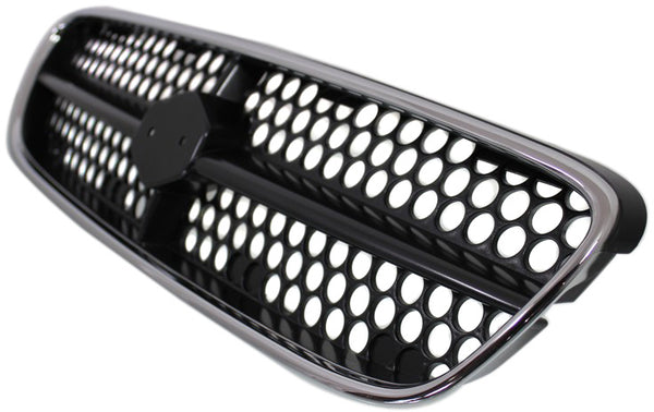 1999-2000 Suzuki Esteem Grille, Chrome Shell/Silver Black Insert.