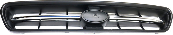 2000-2002 Subaru Legacy Grille, Chrome Shell/Black.