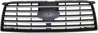 2006-2008 Subaru Forester Grille, Silver/Silver Black.