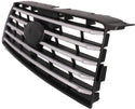 2006-2008 Subaru Forester Grille, Silver/Silver Black.