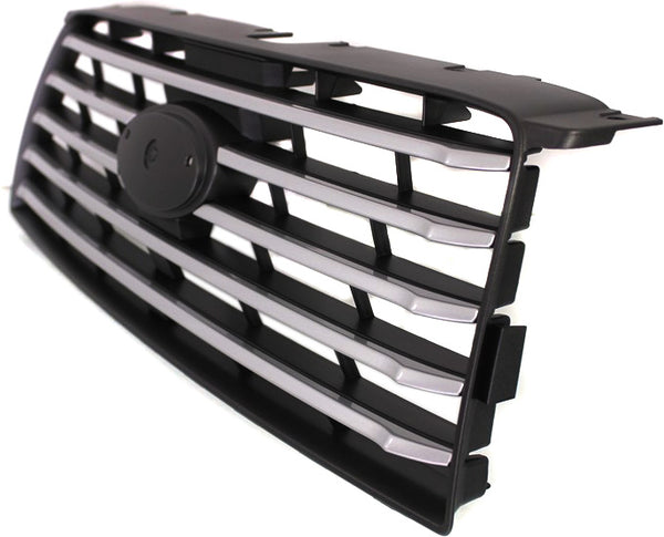 2006-2008 Subaru Forester Grille, Silver/Silver Black.