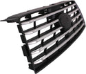 2006-2008 Subaru Forester Grille, Silver/Silver Black.