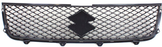 2006-2010 Suzuki Grand Vitara Grille, Silver Black.