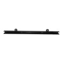 Black metal component on a white background with 'Ovoko' branding. 1973-1987 Chevy C10 Pickup Stepside Cross Sill Rear.