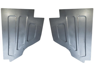 1953-1955 Ford F-100 Steel Kick Panels With Bead Rolls Set.