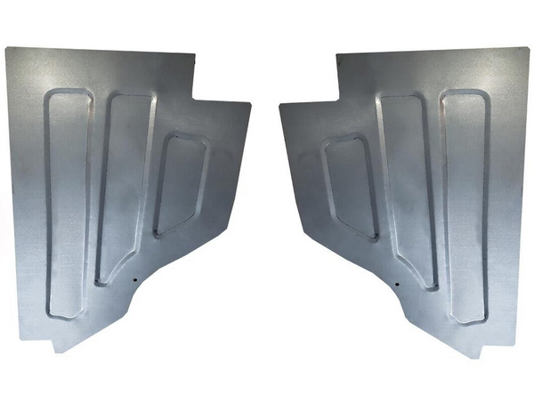 1953-1955 Ford F-100 Steel Kick Panels With Bead Rolls Set.