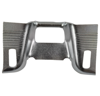 Metallic car grille on a white background. 1955-1957 Chevy Trunk Lid Alignment Kit.