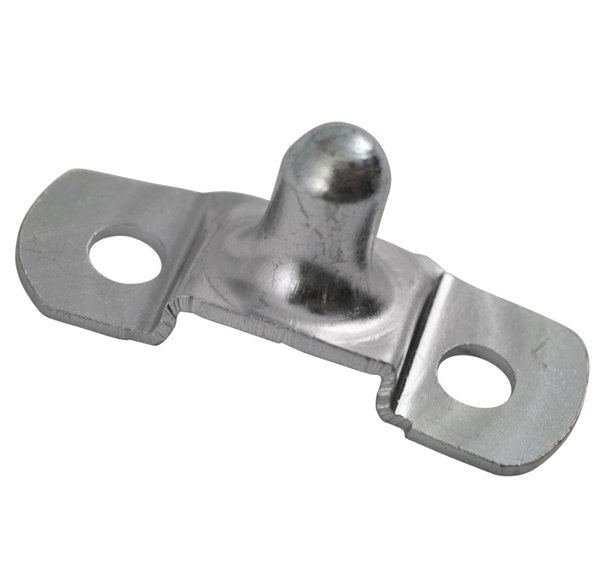 Metal toggle bolt on a white background. 1955-1957 Chevy Trunk Lid Alignment Kit.