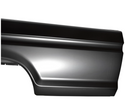 Car door panel on a white background. 1973-1979 Ford Pickup Bedside Assembly 8 ft W/O Hole RH.