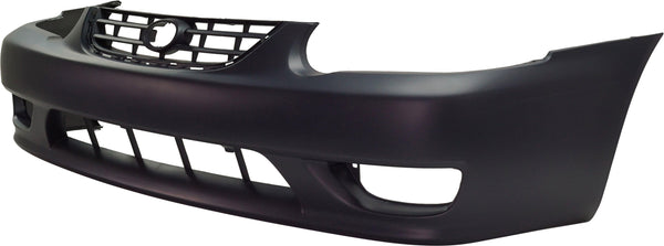 2001-2002 Toyota Corolla Front Bumper Cover, Primed.