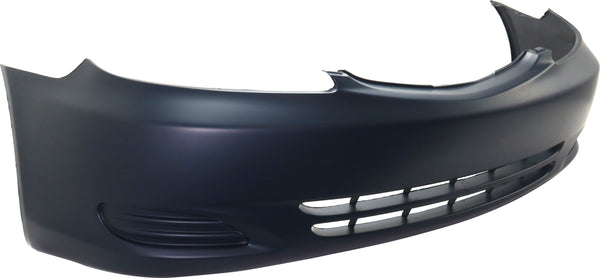 2002-2004 Toyota Camry Front Bumper Cover, Primed, w/o Fog Lamp Holes.