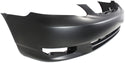2003-2004 Toyota Corolla Front Bumper Cover, Primed, w/o Spoiler Hole,.
