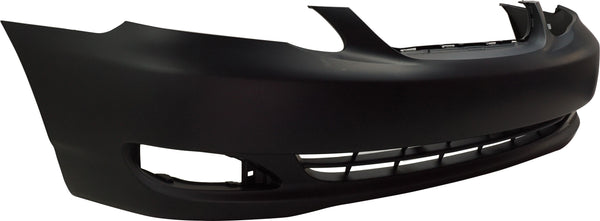 2005-2008 Toyota Corolla Front Bumper Cover, Primed, w/o Spoiler Hole.