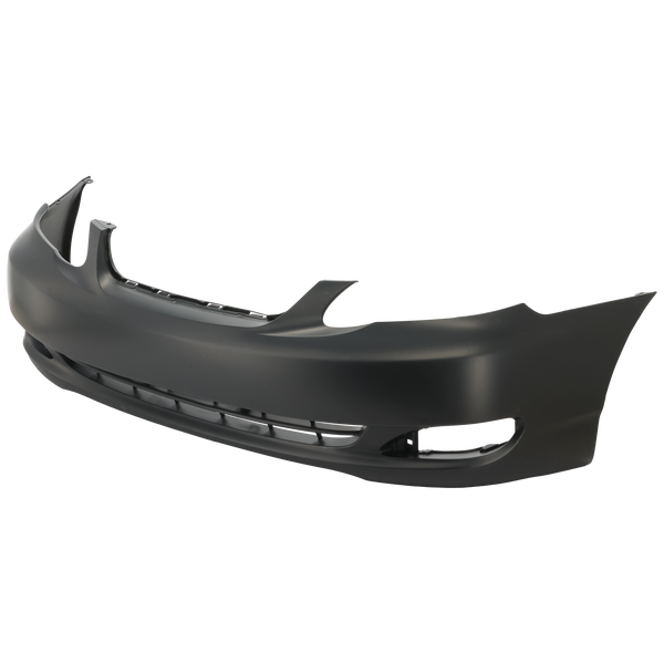 2005-2008 Toyota Corolla Front Bumper Cover, Primed, w/o Spoiler Hole, CE/LEs.