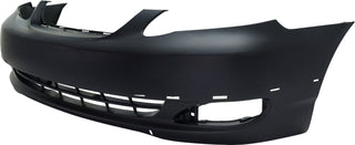 2005-2008 Toyota Corolla Front Bumper Cover, Primed, w/Spoiler Hole, S/XRS - CAPA.