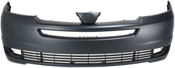 2004-2005  Toyota Sienna Front Bumper Cover, Primed, W/O Park Assist Sensor W/O Radar CC.