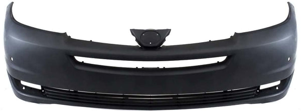 2004-2005 Toyota Sienna Front Bumper Cover, Primed, w/o Park Assist Sensor W/ Radar CC.