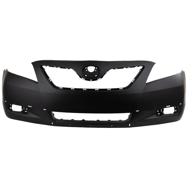 2007-2009  Toyota Camry Front Bumper Cover, Primed, W/ Spoiler Hole.