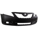 2007-2009  Toyota Camry Front Bumper Cover, Primed, W/ Spoiler Hole.