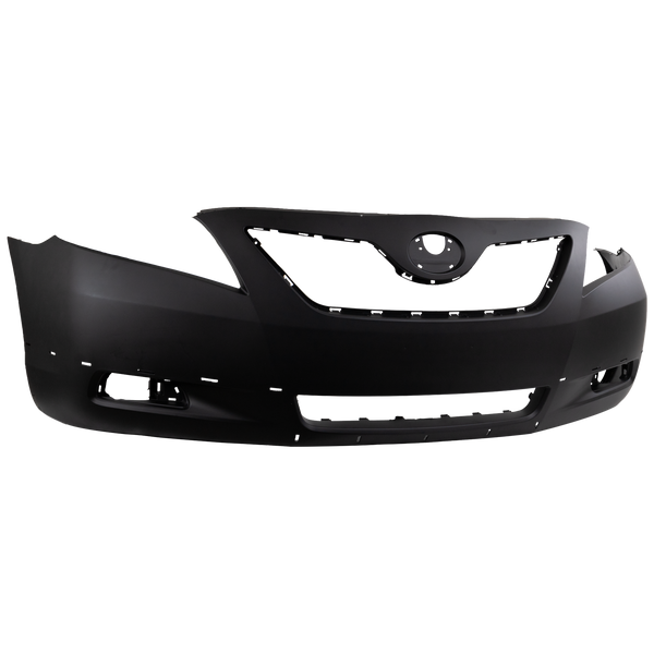 2007-2009  Toyota Camry Front Bumper Cover, Primed, W/ Spoiler Hole.