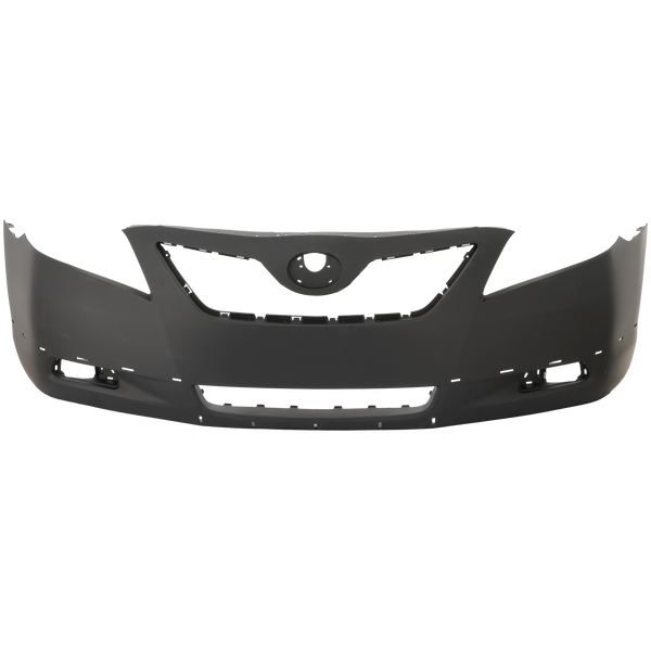 2007-2009  Toyota Camry Front Bumper Cover, Primed, W/ Spoiler Hole.