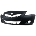 2007-2012 Toyota Yaris Front Bumper Cover, Primed, (2009-2012 Std Type), Sedan.
