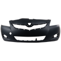 2007-2012 Toyota Yaris Front Bumper Cover, Primed, (2009-2012 Std Type), Sedan.