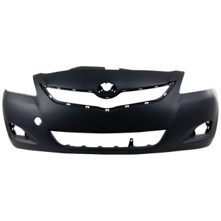 2007-2012 Toyota Yaris Front Bumper Cover, Primed, (2009-2012 Std Type), Sedan.