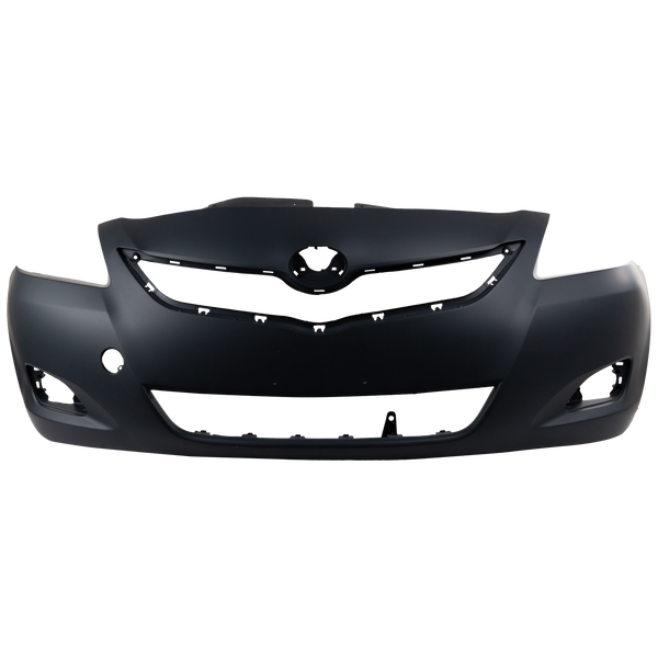 2007-2012 Toyota Yaris Front Bumper Cover, Primed, (2009-2012 Std Type), Sedan.