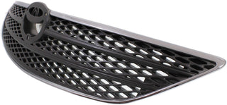 2002-2004 Toyota Camry Grille, Chrome Shell/Silver.