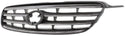 2003-2004 Toyota Corolla Grille, Chrome Shell/gray Insert.
