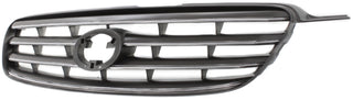 2003-2004 Toyota Corolla Grille, Chrome Shell/gray Insert.