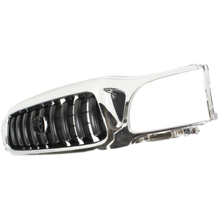 2001-2004 Toyota Tacoma Grille, Chrome Shell/Dark Gray.
