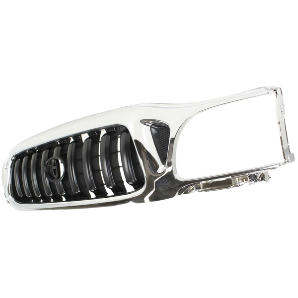 2001-2004 Toyota Tacoma Grille, Chrome Shell/Dark Gray.