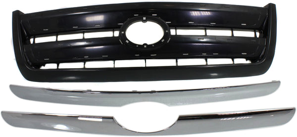2003-2006 Toyota Tundra Grille, Painted-Black.