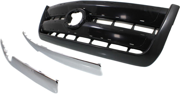2003-2006 Toyota Tundra Grille, Painted-Black.