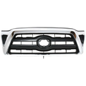 2005-2008 Toyota Tacoma Grille,Chrome Shell/ Dark Gray.