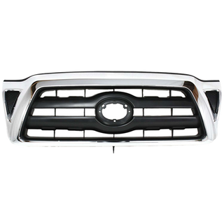 2005-2008 Toyota Tacoma Grille,Chrome Shell/ Dark Gray.