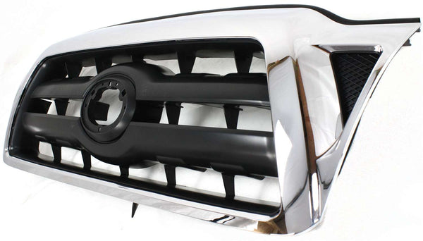 2005-2008 Toyota Tacoma Grille,Chrome Shell/ Dark Gray.