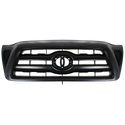 2005-2010 Toyota Tacoma Grille, Black Shell/ Dark Gray.