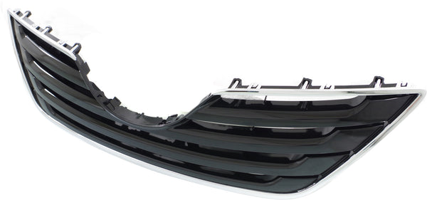 2007-2009 Toyota Camry Grille, Chrome Shell/Black.