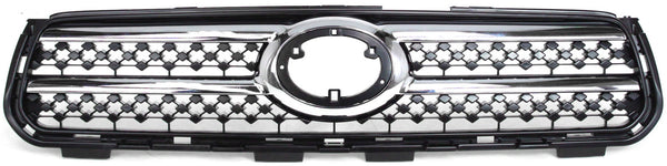 2006-2008 Toyota Rav4 Grille, Black Shell/Chrome.