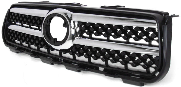 2006-2008 Toyota Rav4 Grille, Black Shell/Chrome.