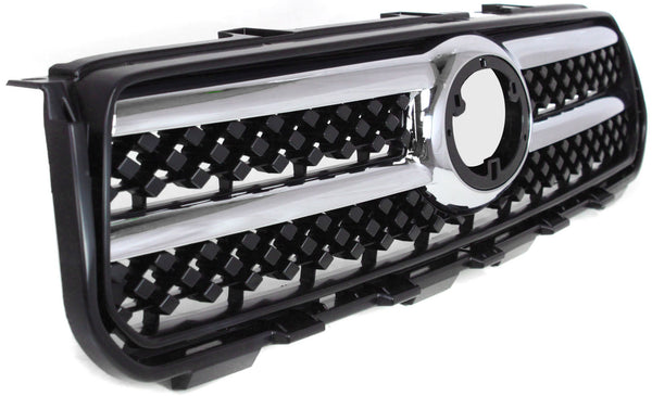 2006-2008 Toyota Rav4 Grille, Black Shell/Chrome.