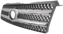 2006-2007 Toyota Highlander Grille, Black.