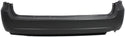 2004-2010 Toyota Sienna Rear Bumper Cover, Primed, w/o Park Assist Sensor.