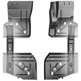 1997-2006 Jeep TJ Wrangler OE Style Front & Rear Floor Pans & Front Braces Set - Classic 2 Current Fabrication