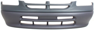 1997-1998 Dodge Caravan Front Bumper Cover, Primed, w/o Fog Lamp Holes.
